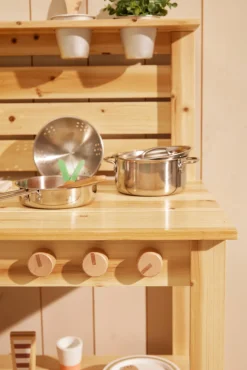 Pandesæt i rustfrit metal