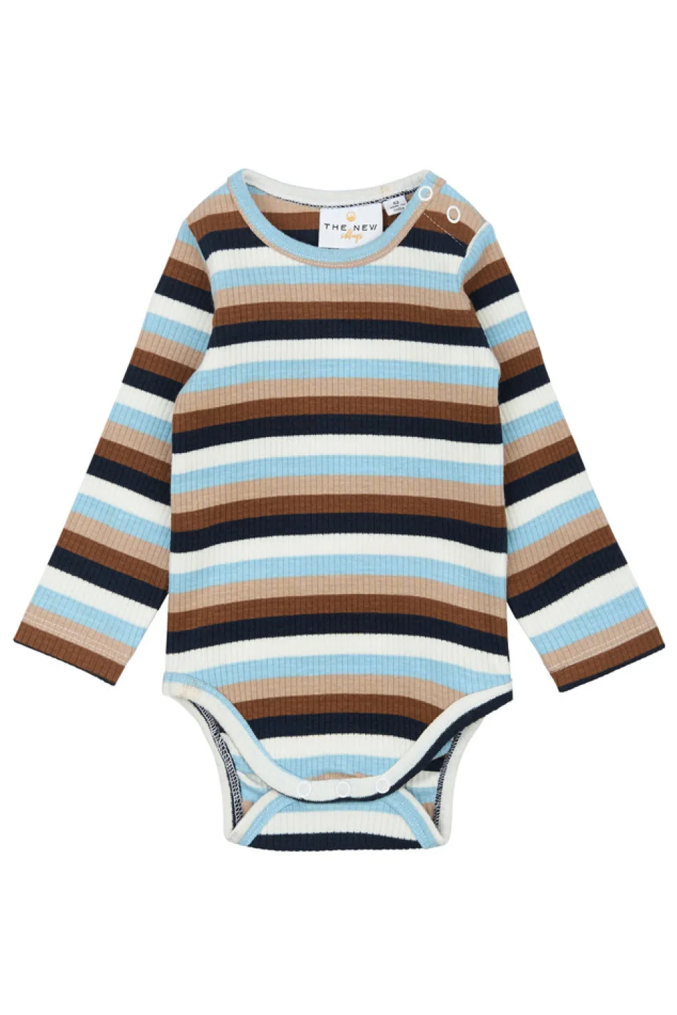 Park Rib Body langærmet - POWDERBLUE