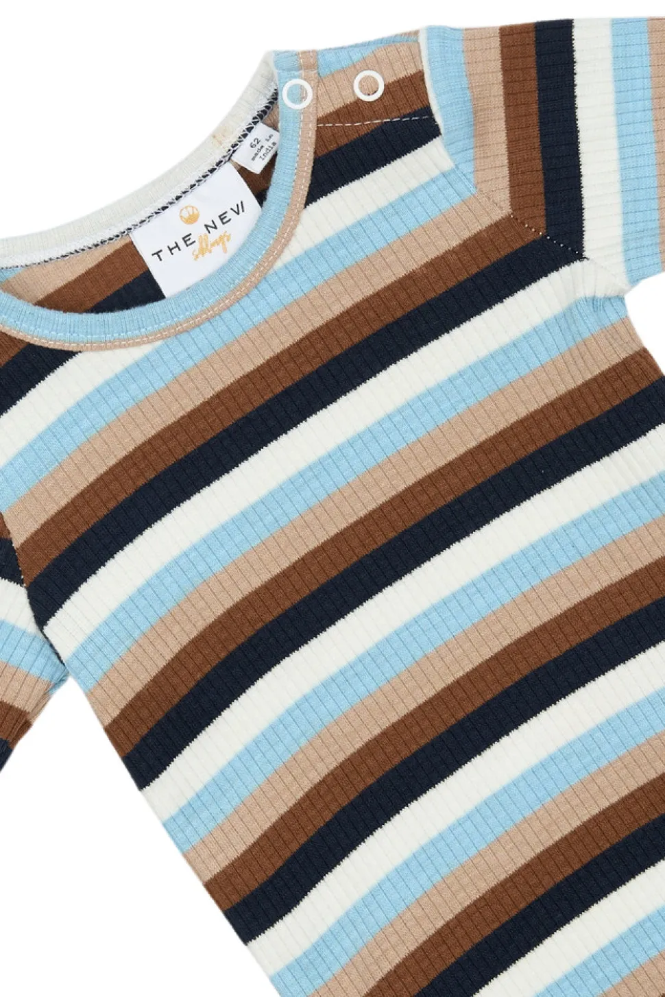 Park Rib Body langærmet - POWDERBLUE