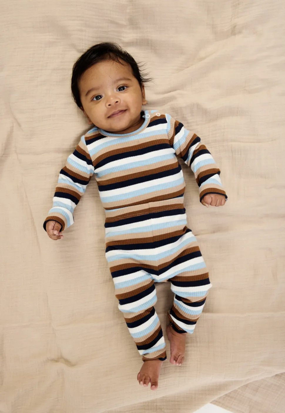 Park Rib Body langærmet - POWDERBLUE