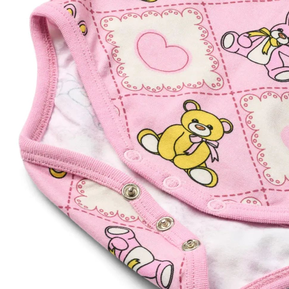 Paula Red Langærmet Body - Lace