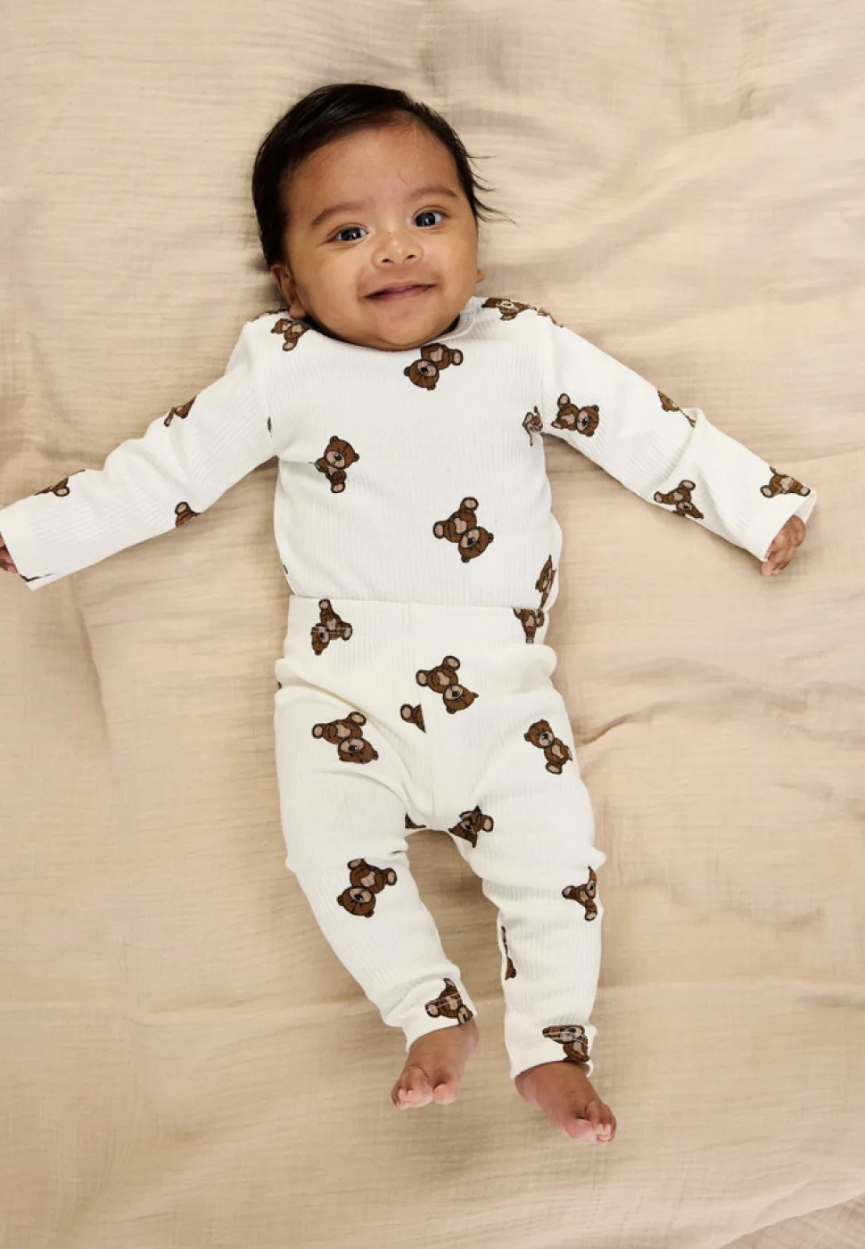 Paulo Rib Leggings - Cloud dancer