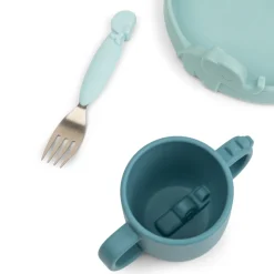 Peekaboo spisesæt - blå