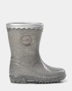 Perla Gummistøvler - Silver