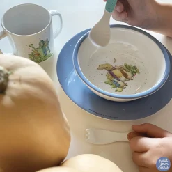 Peter Kanin, tallerken blå