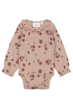 Picole Pointelle Body langærmet - Adobe rose