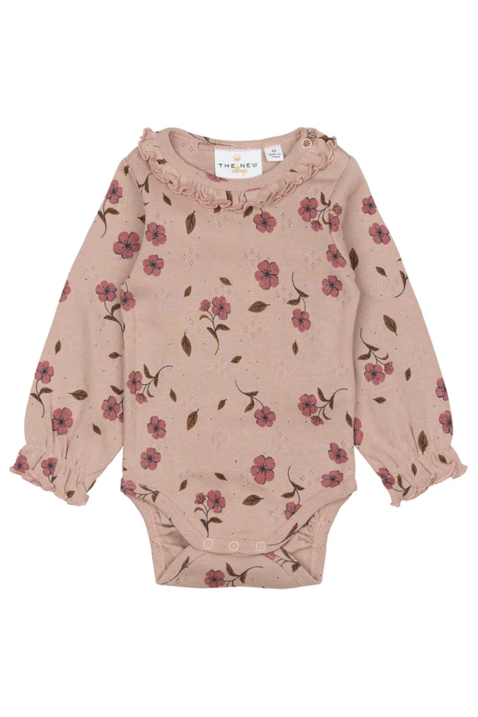 Picole Pointelle Body langærmet - Adobe rose