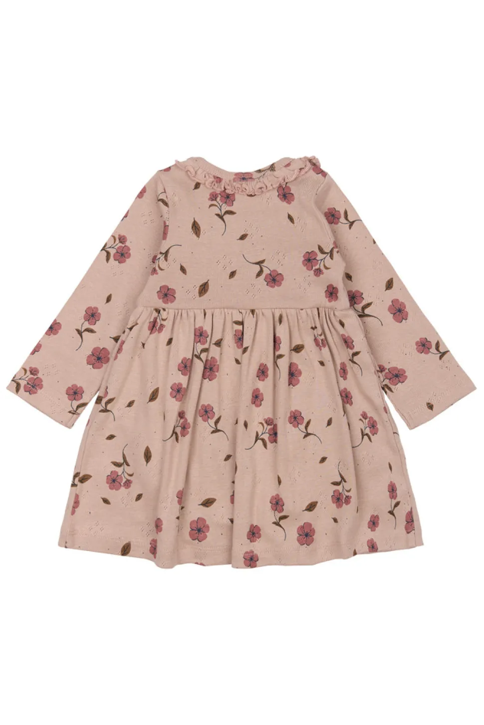 Picole Pointelle Bodykjole langærmet - Adobe rose