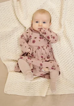 Picole Pointelle Bodykjole langærmet - Adobe rose