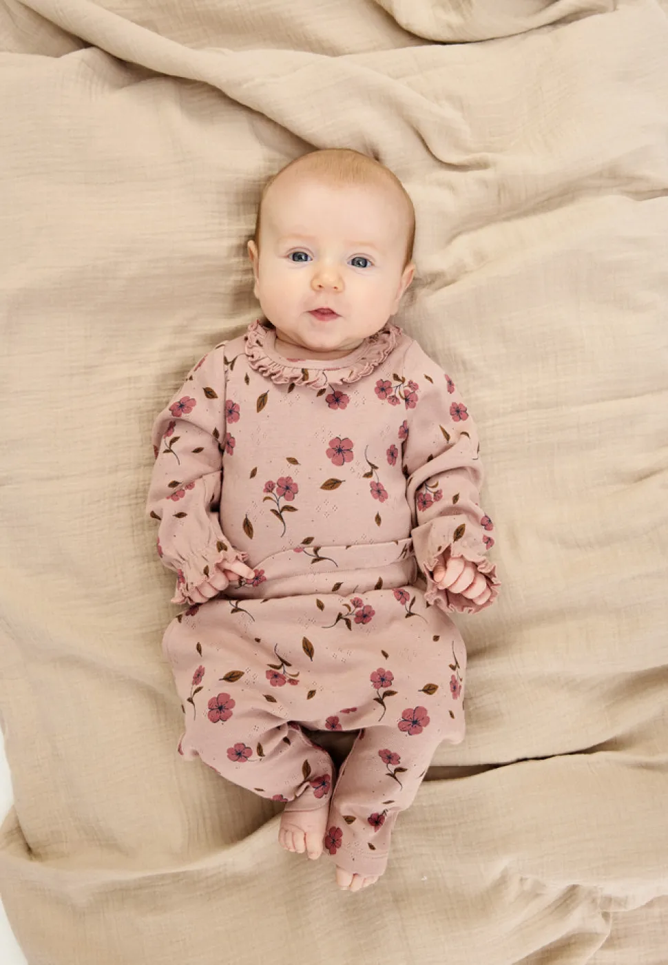 Picole Pointelle Bukser - Adobe rose