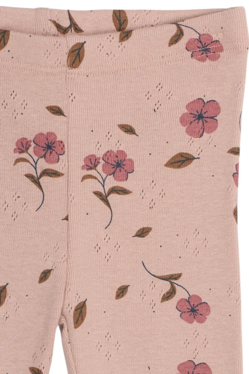 Picole Pointelle Leggings - Adobe rose