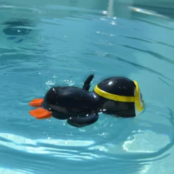 Pingvin Træk-Op Badedyr