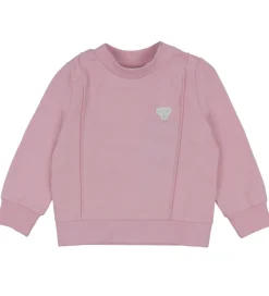 Pintuck Sweatshirt - Pink nectar