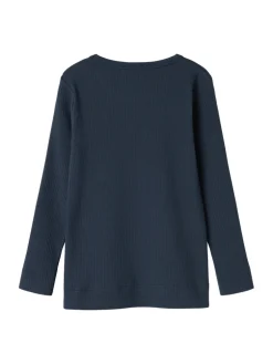 Plain Bluse - Pilot navy