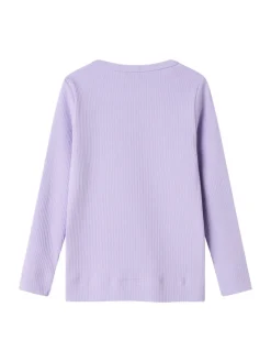 Plain Bluse - Soft lavender