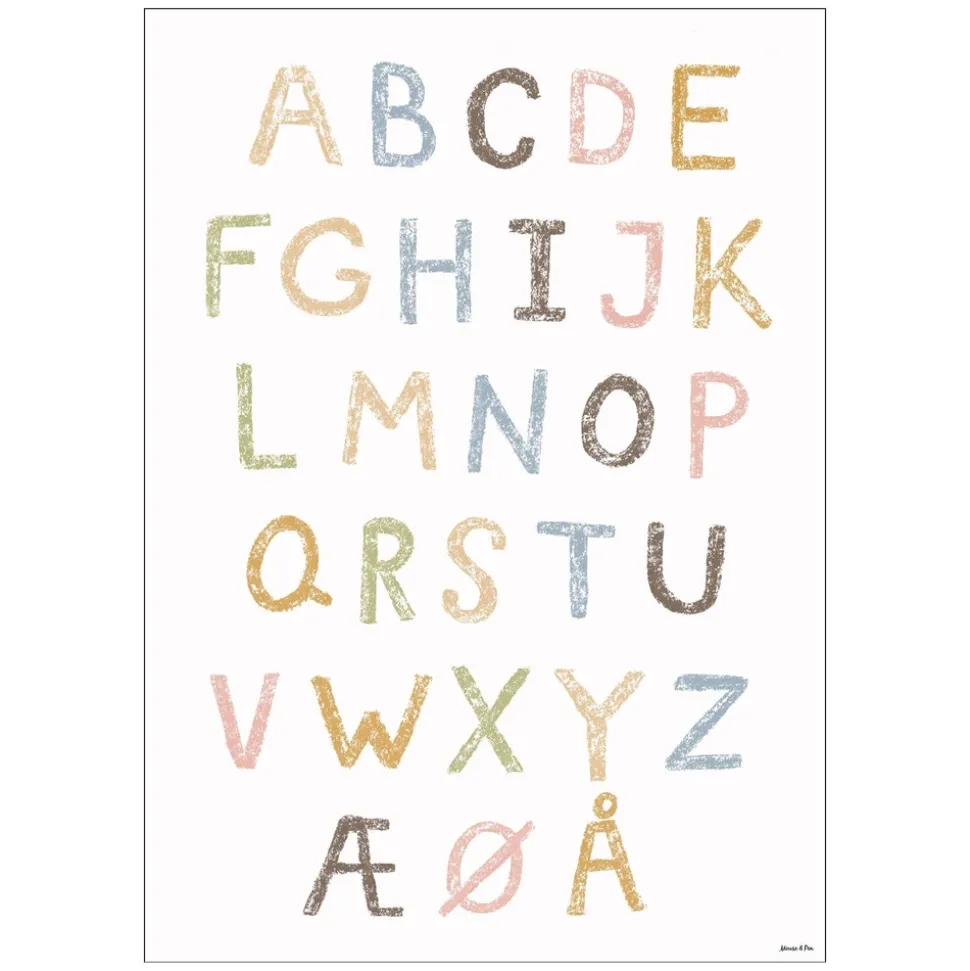 Plakat - ABC Kridt A3