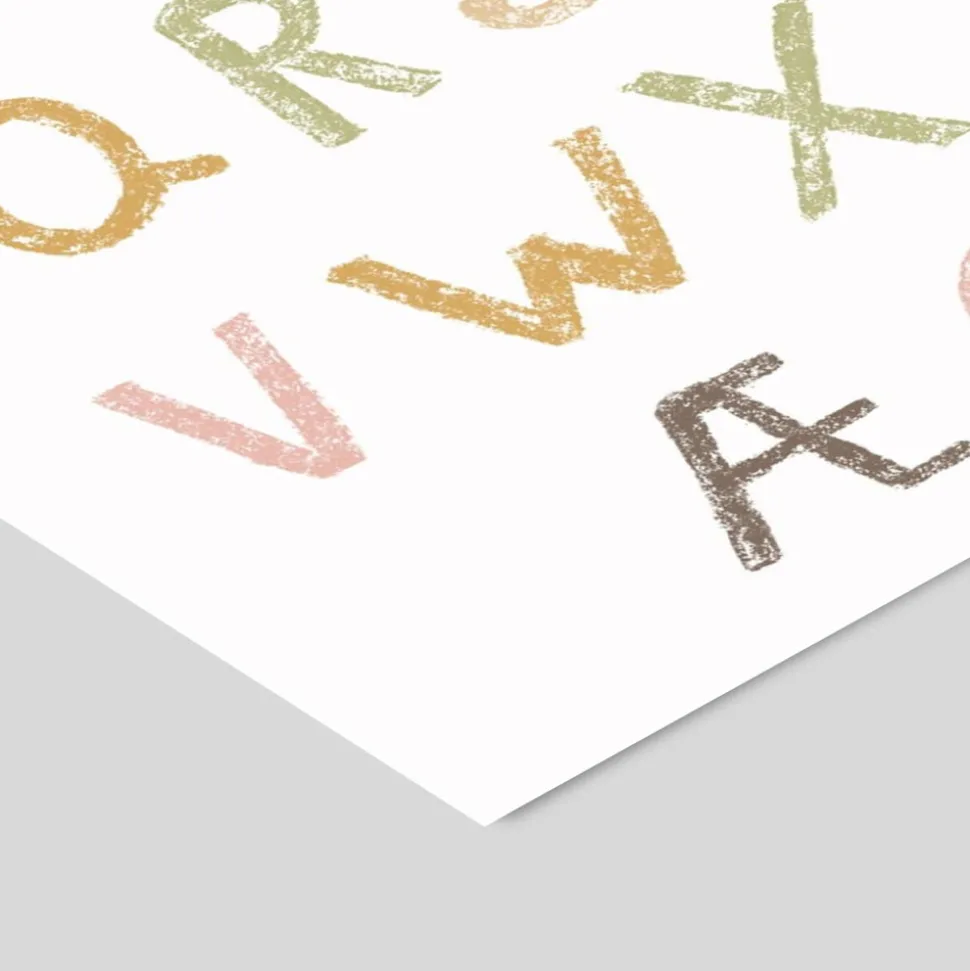 Plakat - ABC Kridt A3