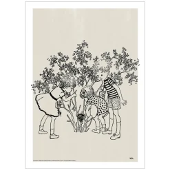 Plakat - Astrid Lindgren - Lotta - fugle rede 50x70