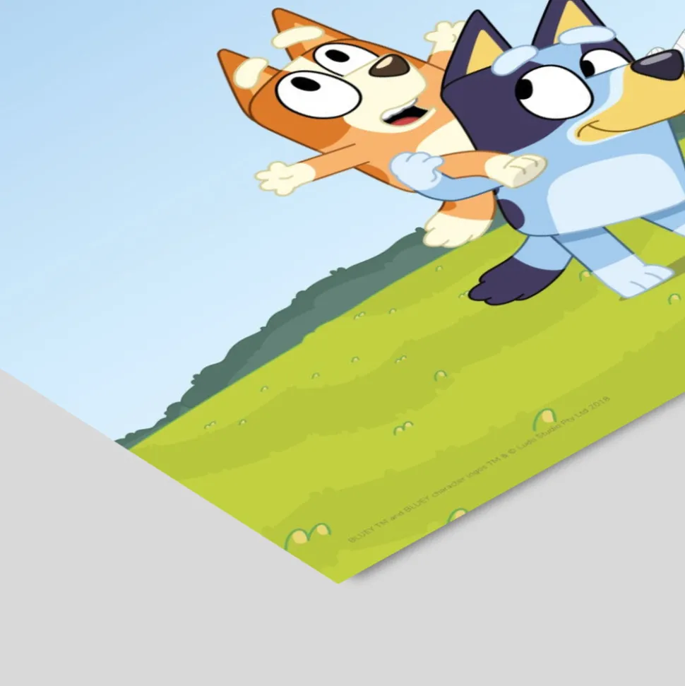 Plakat - Bluey - Ballon 30x40