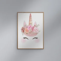 Plakat - Enhjørning A3