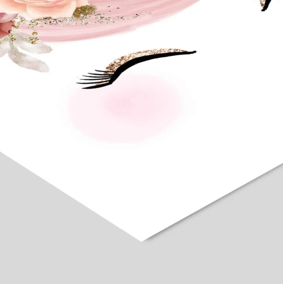 Plakat - Enhjørning A3