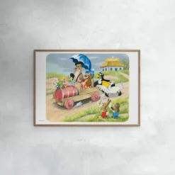 Plakat - Rasmus Klump Regnvejr 30x40