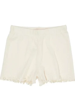 Pointelle shorts - CREAM