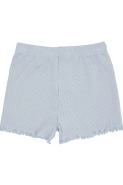 Pointelle shorts - DUSTY BLUE