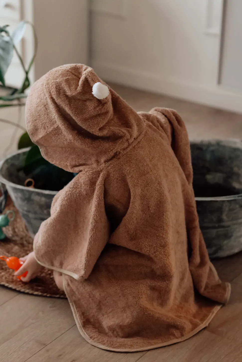 Poncho - Oak - Oeko-Tex