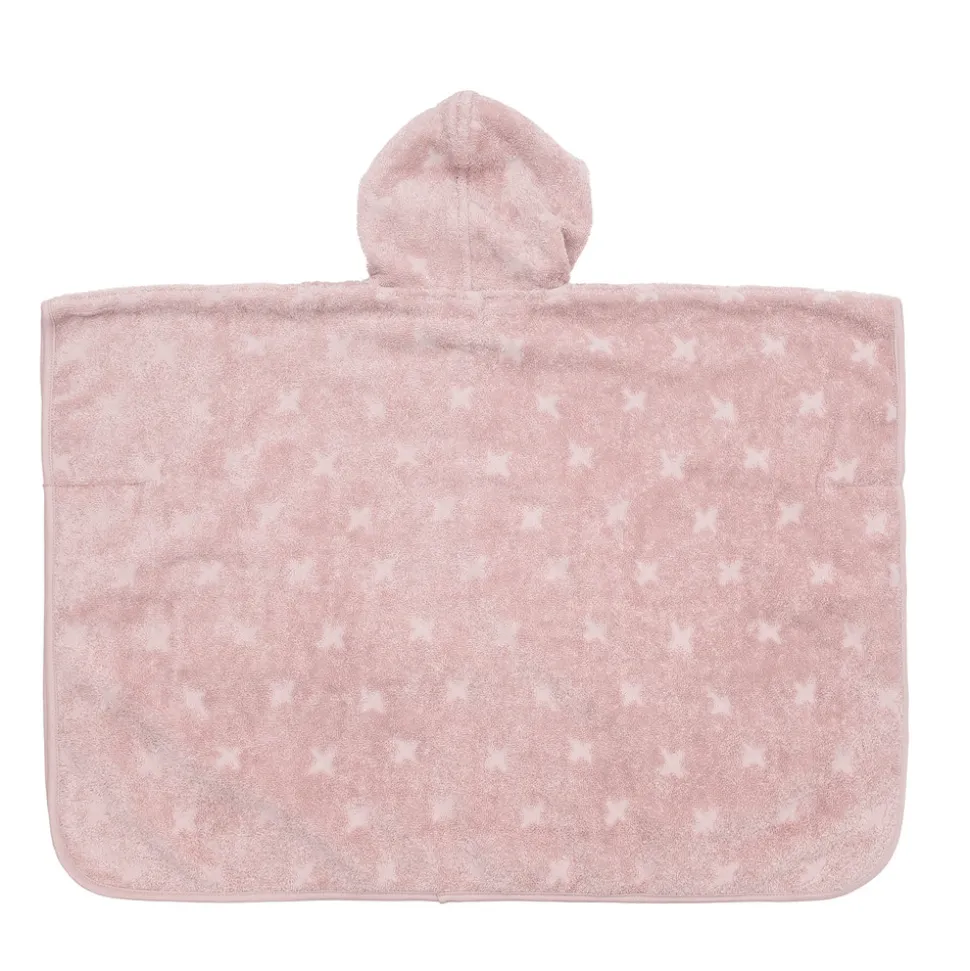 Poncho med hætte frotté - nightingaler 110-140