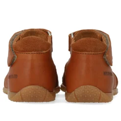Prewalker sandal med velcro - Cognac/Cognac