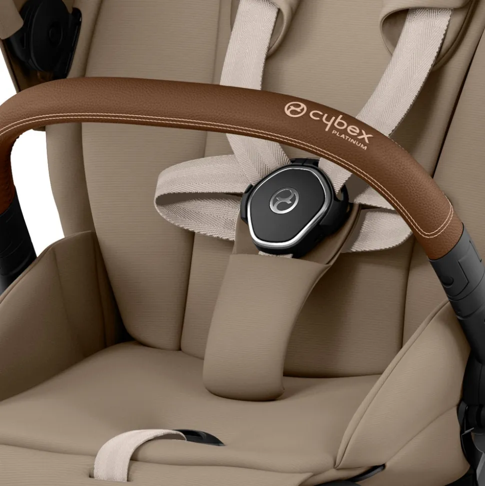 Priam klapvogn inkl. cloud T og base - cozy beige/chrome brown PLUS