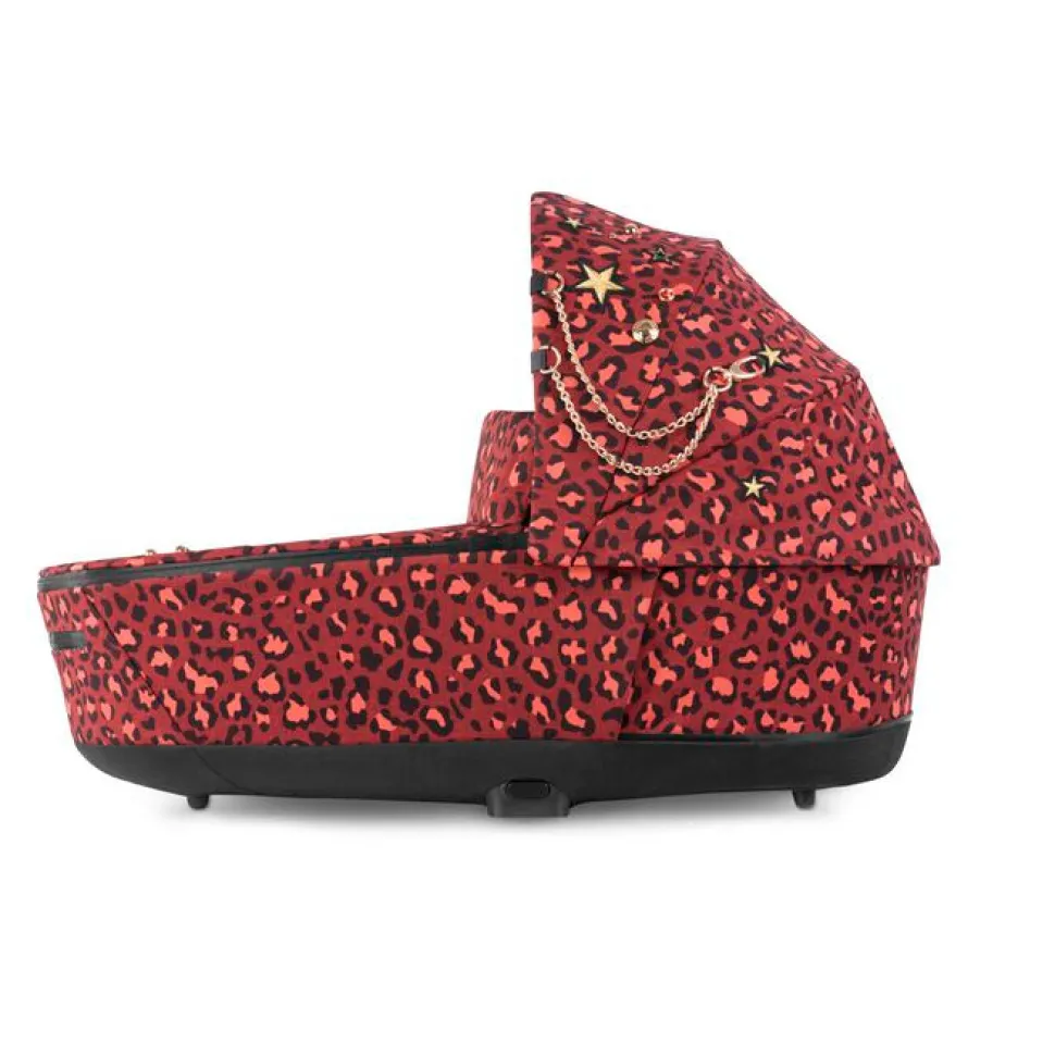 PRIAM Lux Barnevognskasse - Rockstar Rosenrot Red