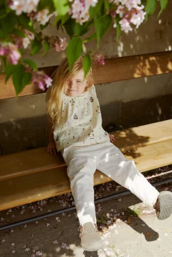 Printed bluse m. krave - TIVOLI