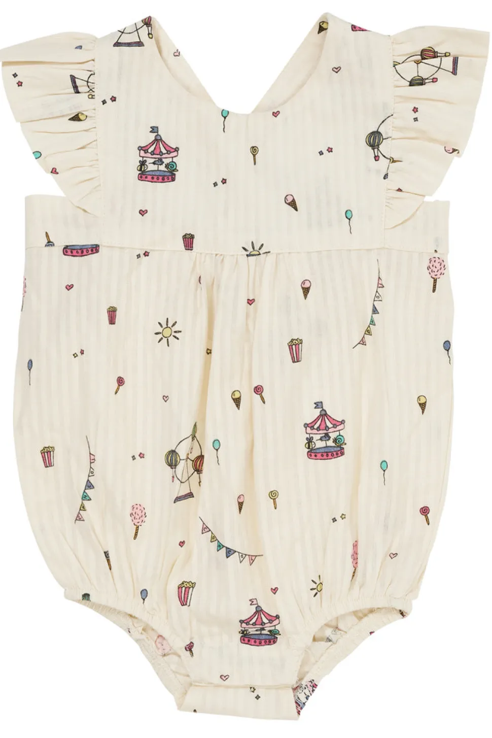 Printet romper m. seler - TIVOLI