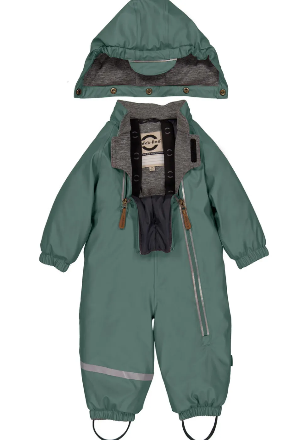 PU Flyverdragt 2 Zip Recycled - Balsam green