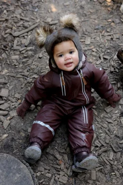 PU Flyverdragt 2 Zip Recycled - French roast