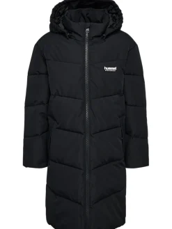 Puffer Lang Jakke - Black