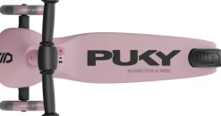 PUKY PUSH foldbart løbehjul m. LED pink