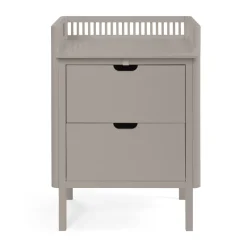 Puslebord med skuffer - jetty beige FSC®