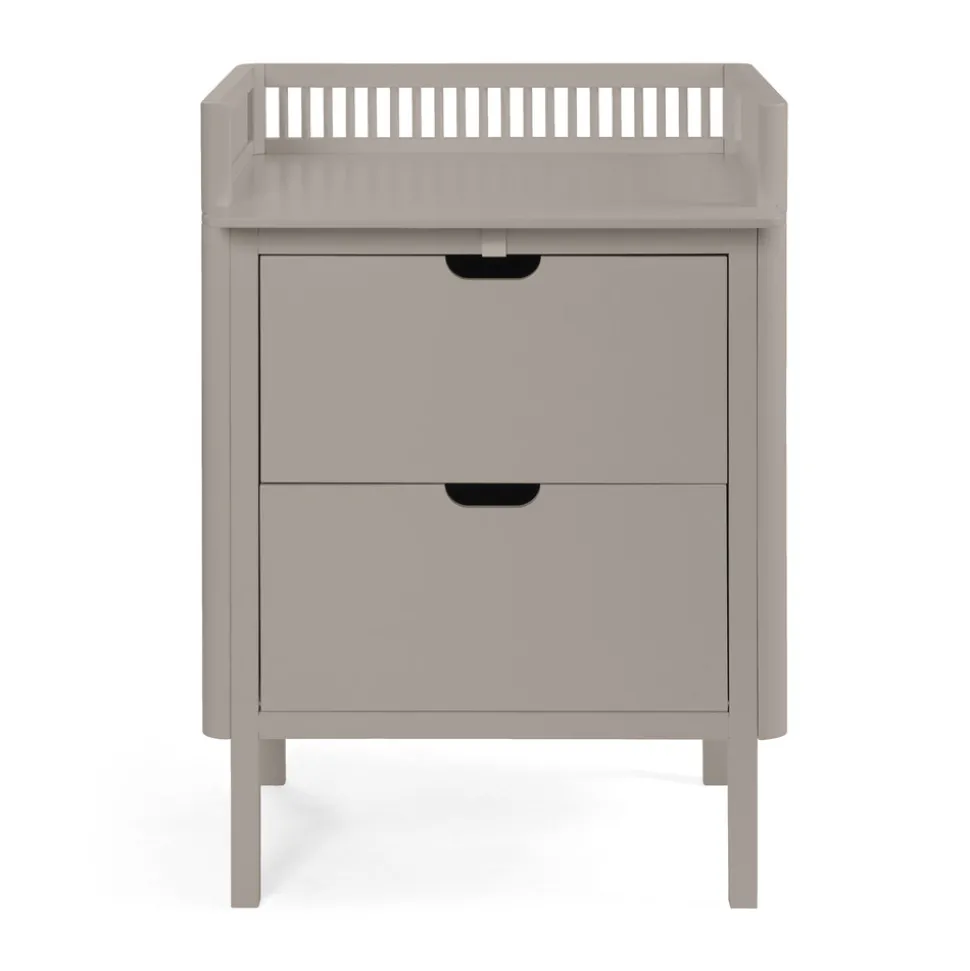 Puslebord med skuffer - jetty beige FSC®