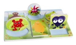 Puslespil i træ med titte-bøhmotiv