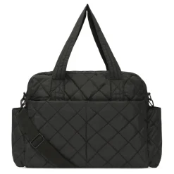 Pusletaske quiltet - black