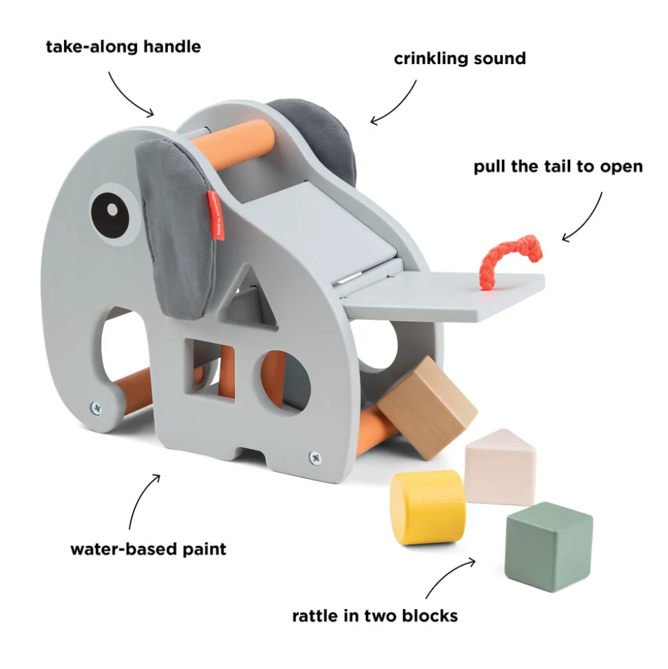 Puttekasse Elphee Grå
