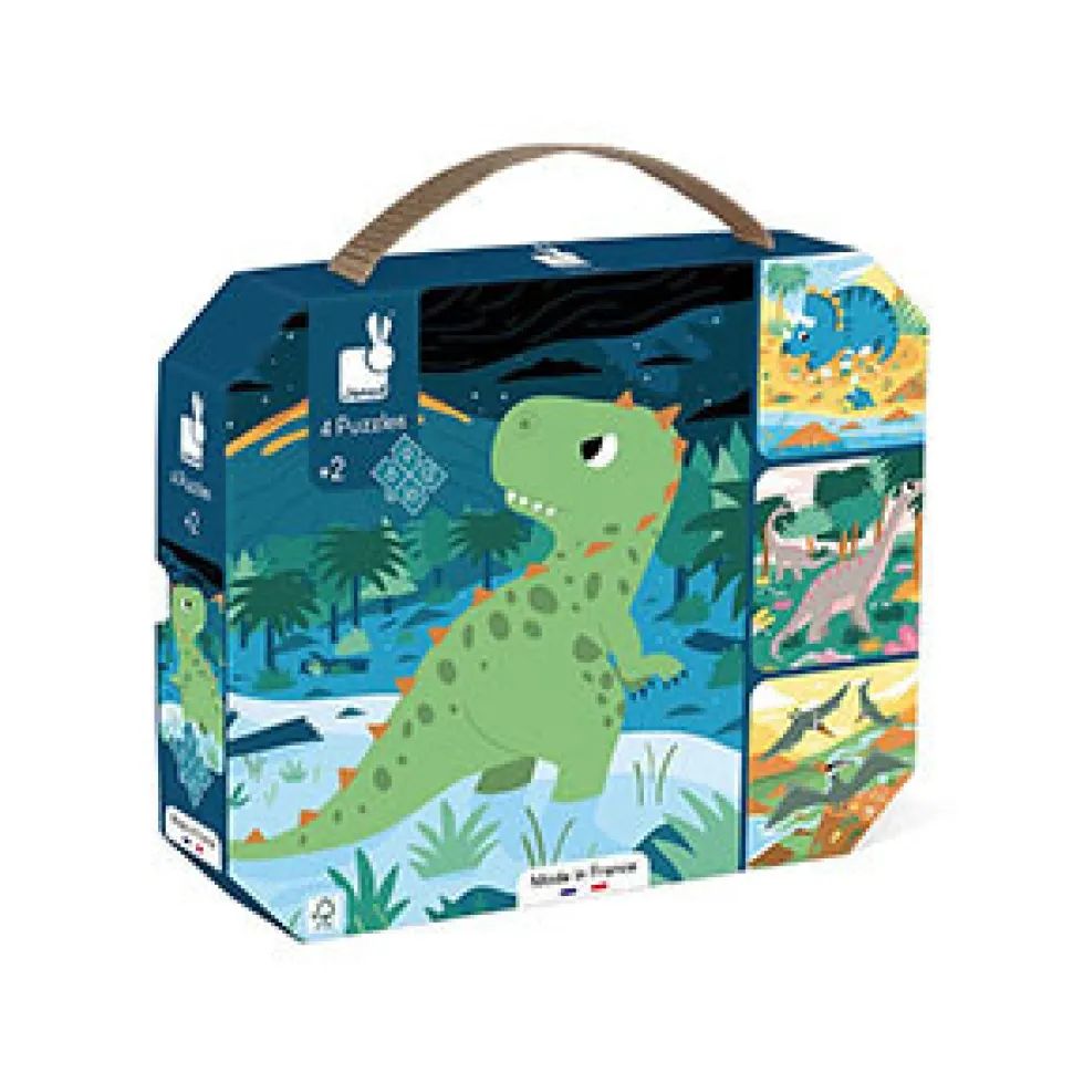 Puzzle-Progressive Difficulty Dinosaurs (4in1)