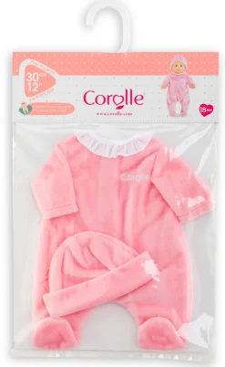 Pyjamas Pink + Hat 12"