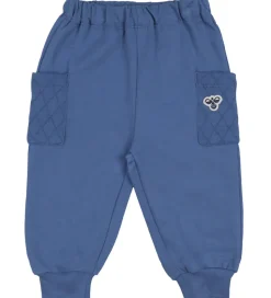 Quilt Lomme Sweatpants - Dutch blue