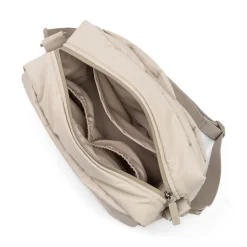 Quiltet barnevognstaske Sand