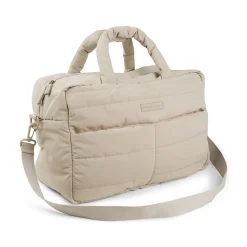 Quiltet pusletaske - sand