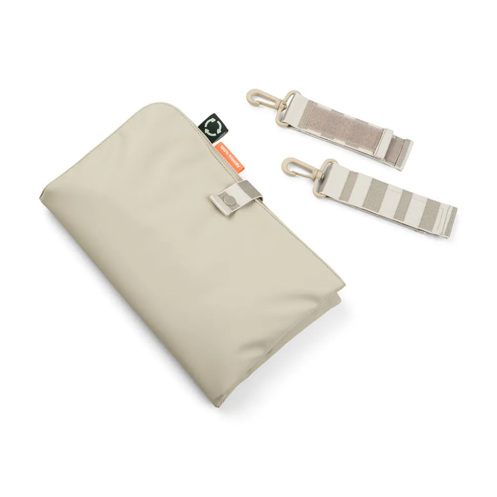 Quiltet pusletaske - sand